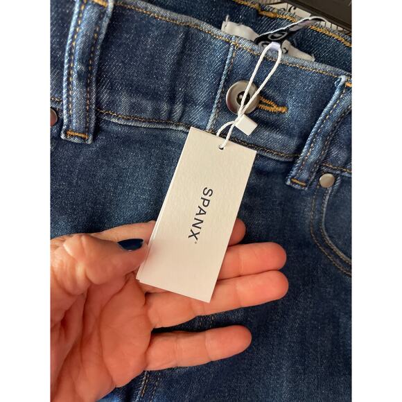 SPANX CROPPED WIDE LEG JEANS petite medium - Picture 5 of 8